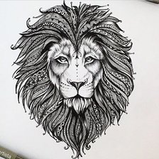 Схема вышивки «Lion»