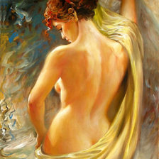 Схема вышивки «piękna kobieta»