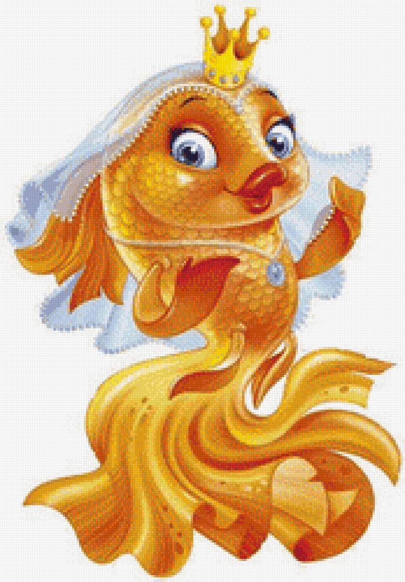 Золотая рыбка - золотая рыбка, детское, дисней, мультики, рыбы - предпросмотр
