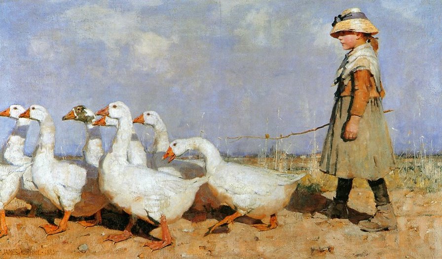 mała gęsiarka - оригинал