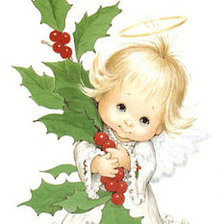 Схема вышивки «Anjo Azevinho»