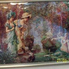 Схема вышивки «феи»