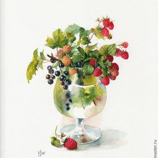 Оригинал схемы вышивки «ягоды-1» (№1559113)