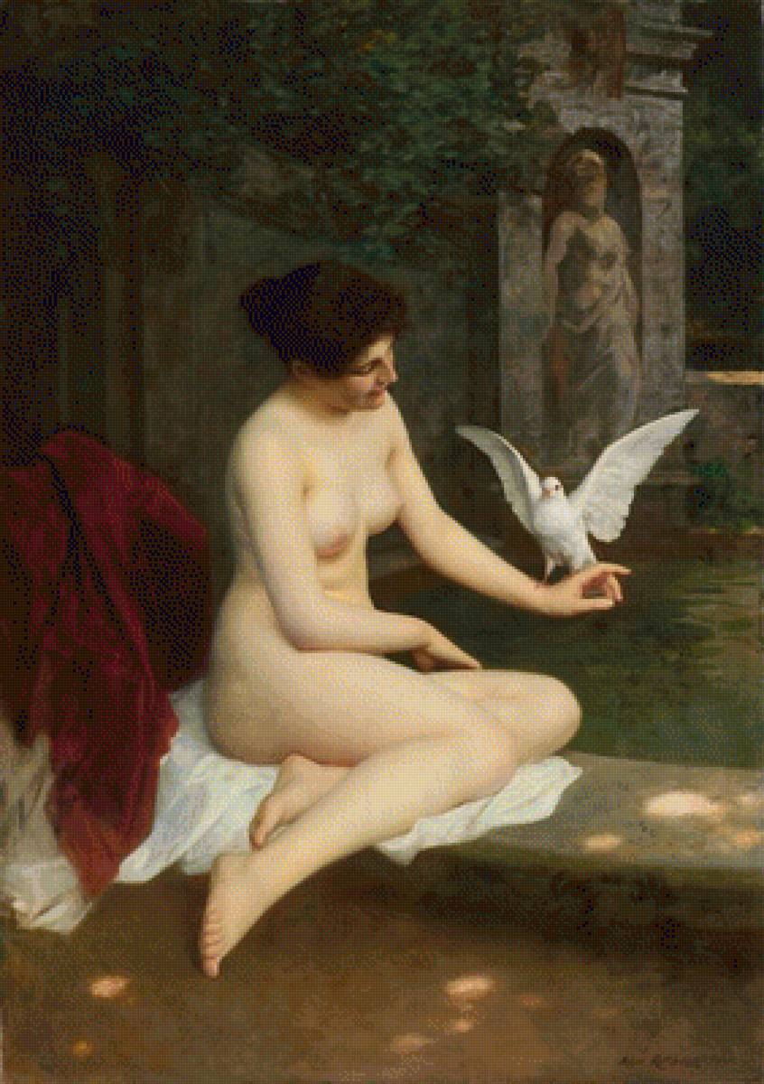 Ritzberger - kobieta z gołębiem - предпросмотр