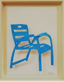 chaise bleu de NICE - оригинал