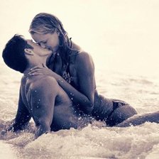 Схема вышивки «двое»