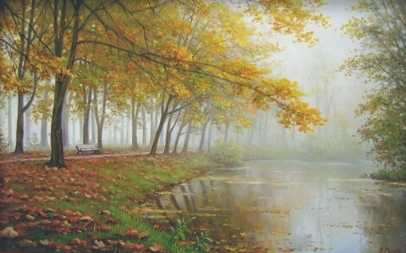 Природа - художник алексей сычев - оригинал