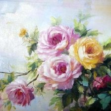 Схема вышивки «розы-4»