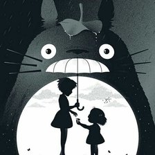 Схема вышивки «тоторо»