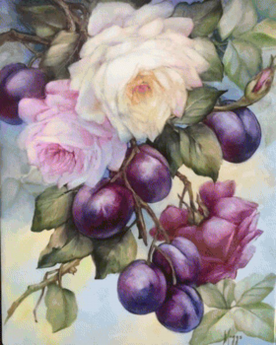 švestky a růže - предпросмотр