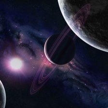 Схема вышивки «вселенная»