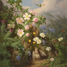 Схема вышивки «жаворонок»