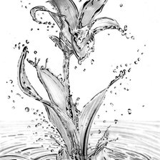 Схема вышивки «монохром»