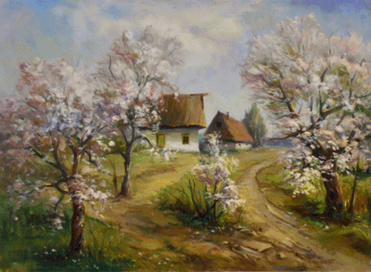 pejzaż wiosenny - предпросмотр