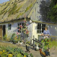 Схема вышивки «na pdwórku»