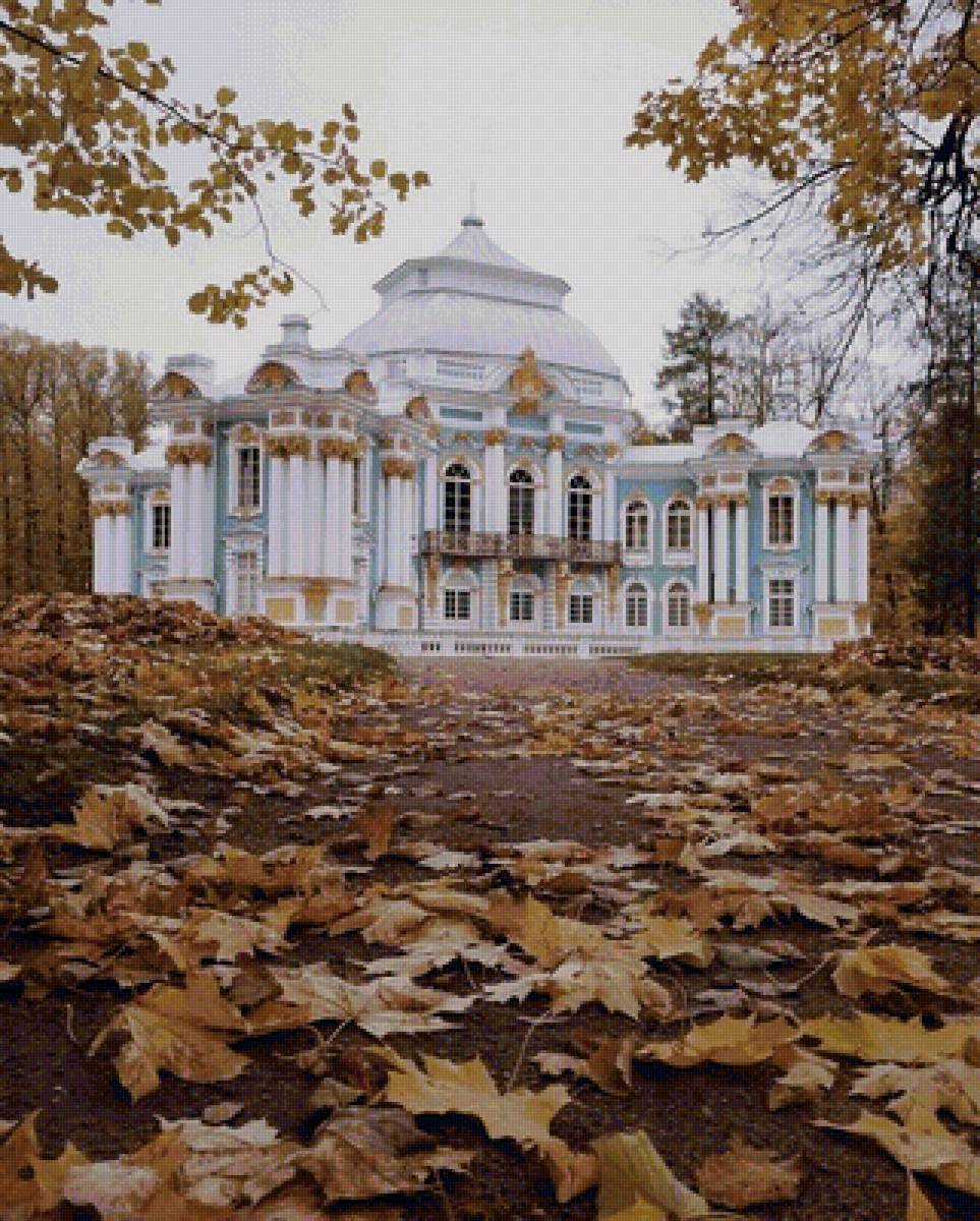 осень пришла - пейзаж, дворец, природа, осень - предпросмотр