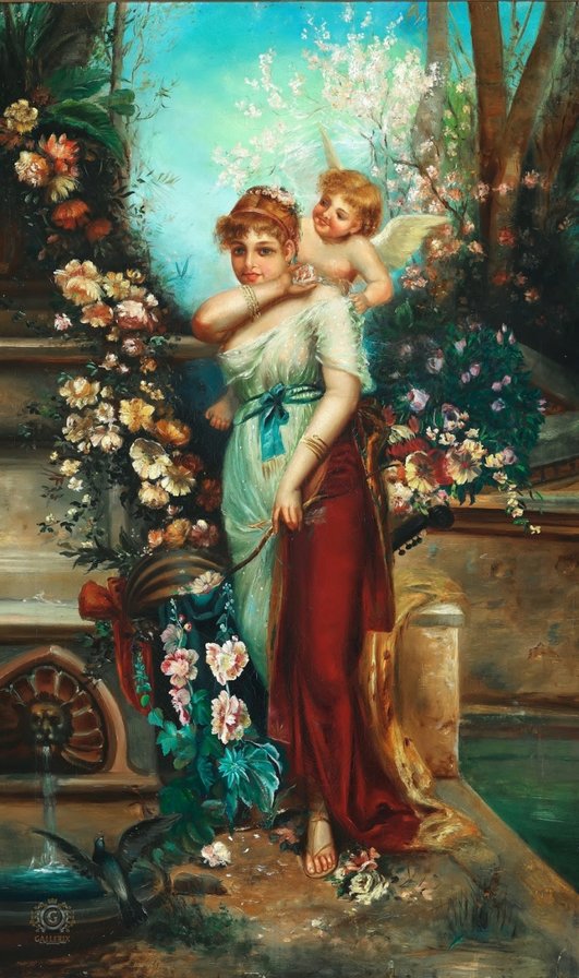 Hans Zatha - картина. - оригинал