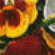 Предпросмотр схемы вышивки «Анютины глазки в корзине» (№1565628)
