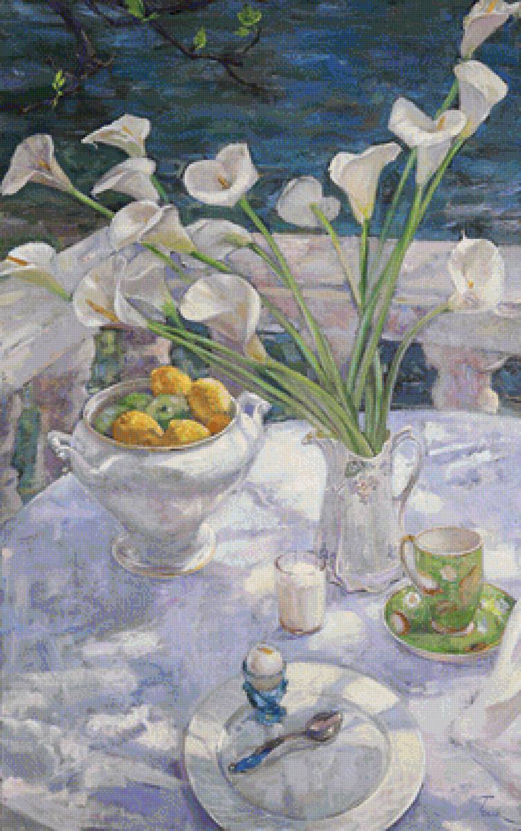 белый натюрморт - предпросмотр