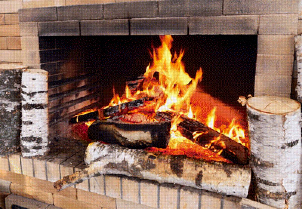 Камин - огонь, камин - предпросмотр