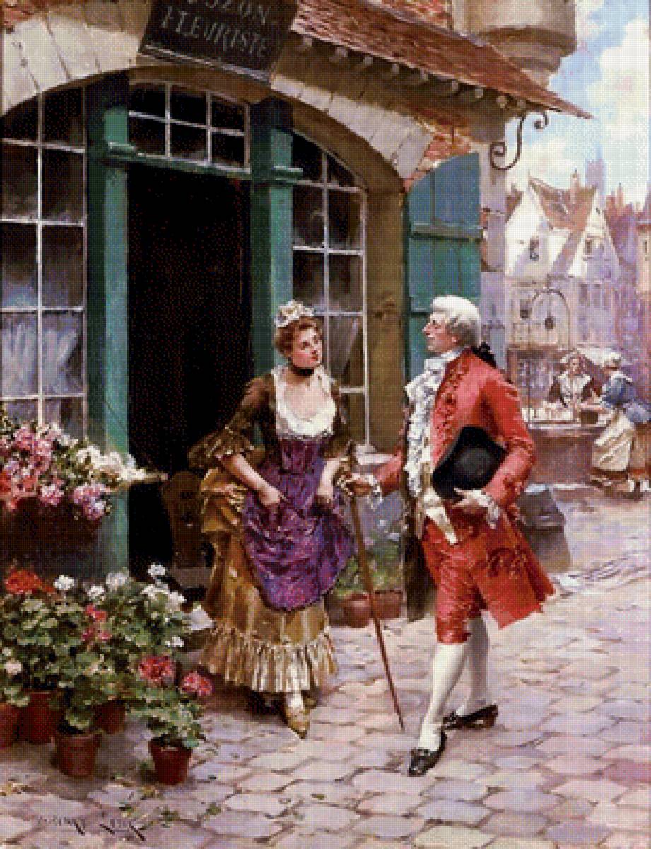 у цветочного магазина - цветочный магазин - предпросмотр