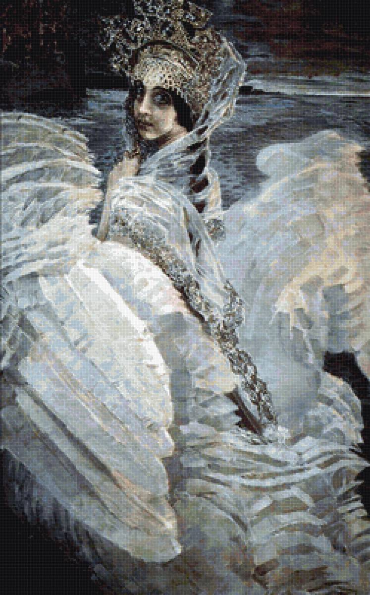 «Царевна-Лебедь» — картина Михаила Врубеля - михаил врубель, искусство, классика, лебедь, царевна - предпросмотр