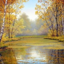 rozlewisko jesienią