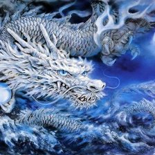 Схема вышивки «дракон»