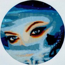 Схема вышивки «снежка»