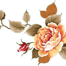 Оригинал схемы вышивки «Роза» (№1569888)