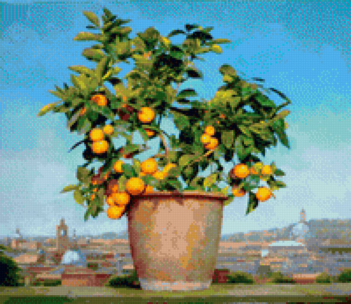 Дерево на окне - предпросмотр