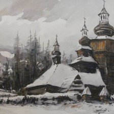 Оригинал схемы вышивки «cerkiew w Powrozniku» (№1570266)