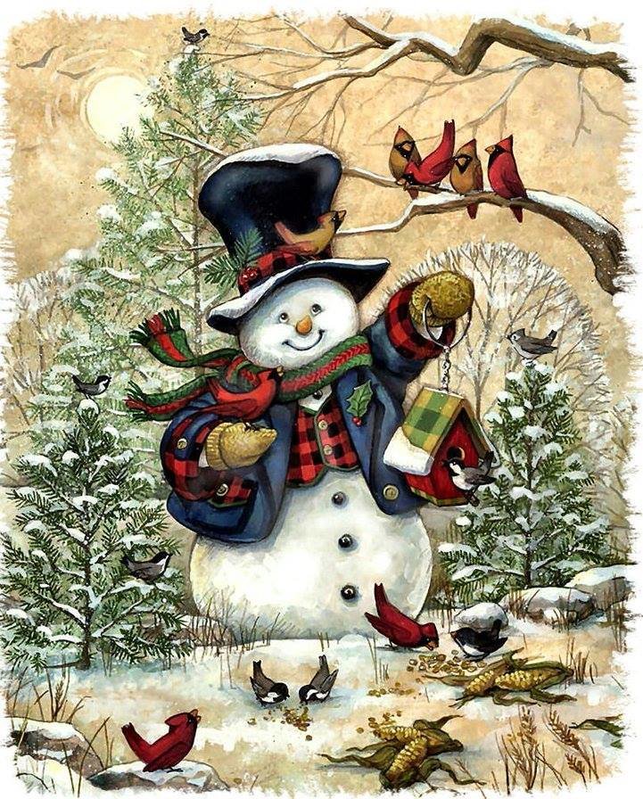 Boneco de Neve - neve - оригинал