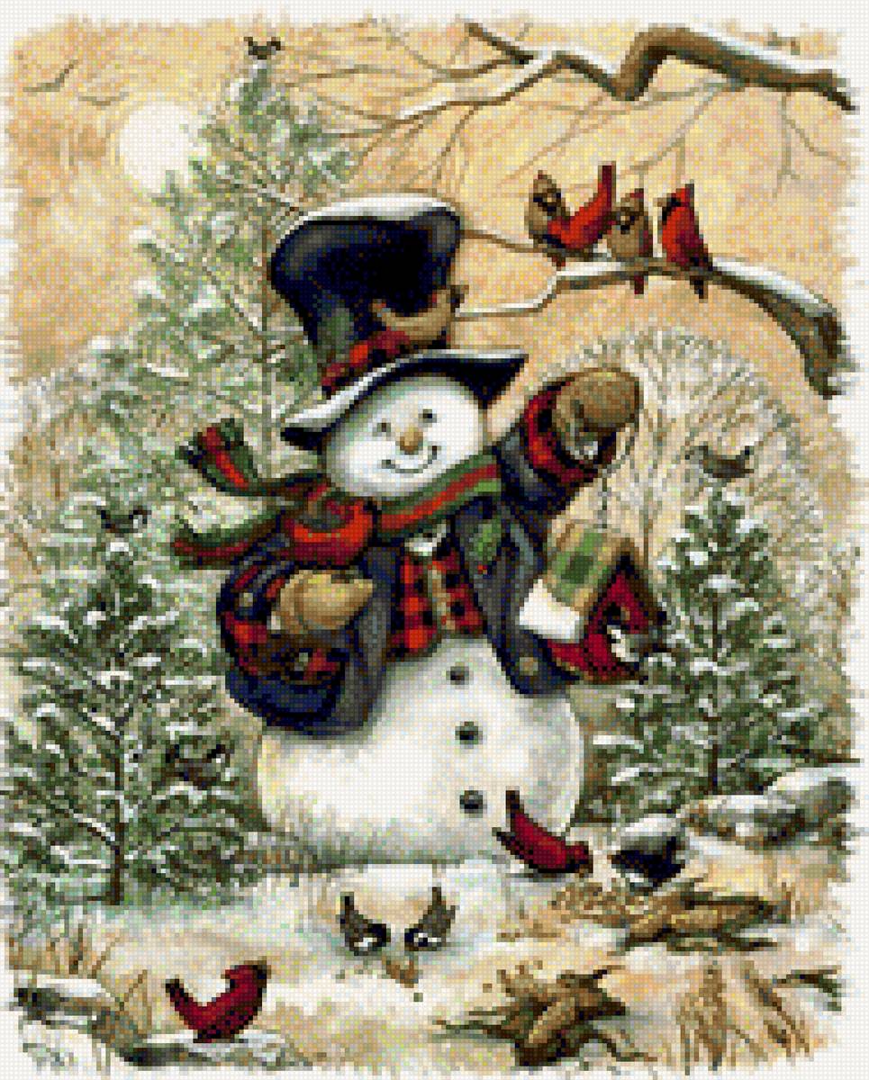 Boneco de Neve - neve - предпросмотр