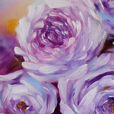 Схема вышивки «пионы»