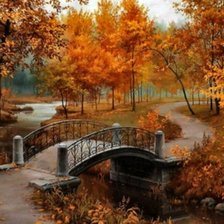 Схема вышивки «Мост»