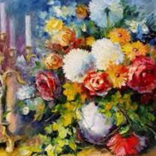 Схема вышивки «Букет цветов 3»