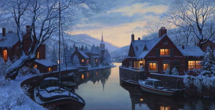 Зимний вечер 4 - оригинал