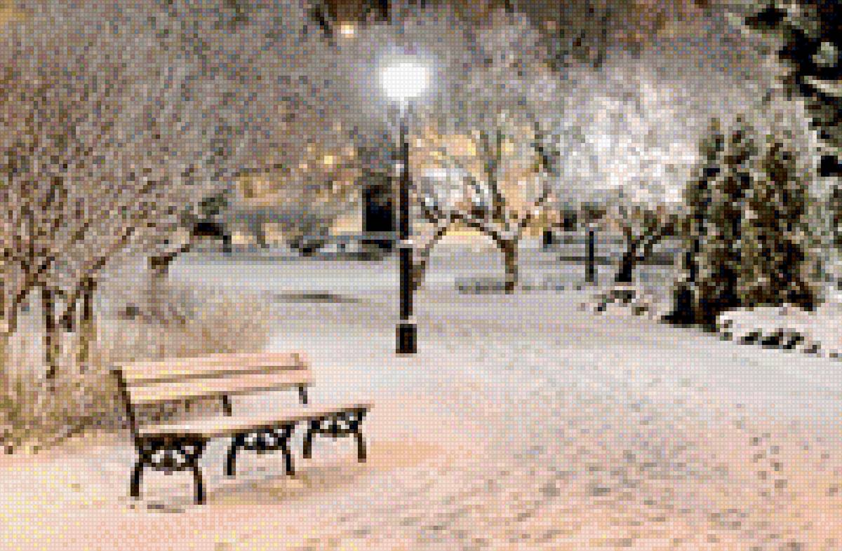 Зимний вечер - предпросмотр