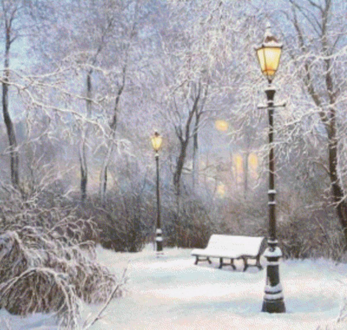 зимний вечер - предпросмотр