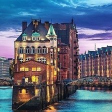 Схема вышивки «Гамбург, Германия.»