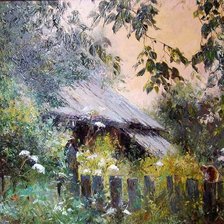 Схема вышивки «chata»