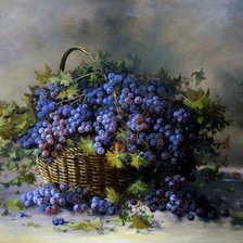 Оригинал схемы вышивки «kosz winogron» (№1574122)