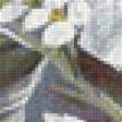 Предпросмотр схемы вышивки «белые цветы» (№1574428)