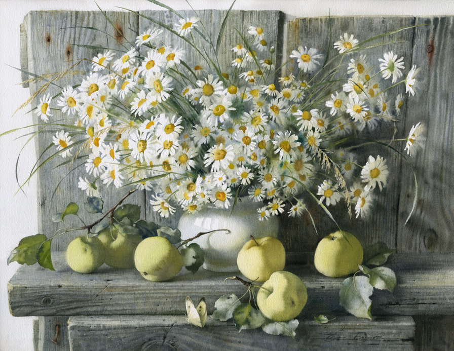 НАТЮРМОРТ С ЦВЕТАМИ - натюрморт с цветами - оригинал