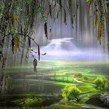 Схема вышивки «простор»