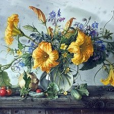 Схема вышивки «Flowers»