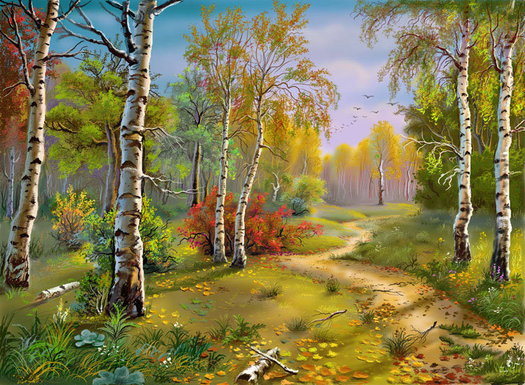 По лесной тропинке - оригинал