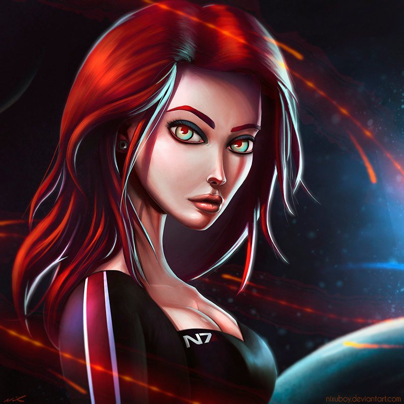 N7 - девушка, игры, фантастика - оригинал