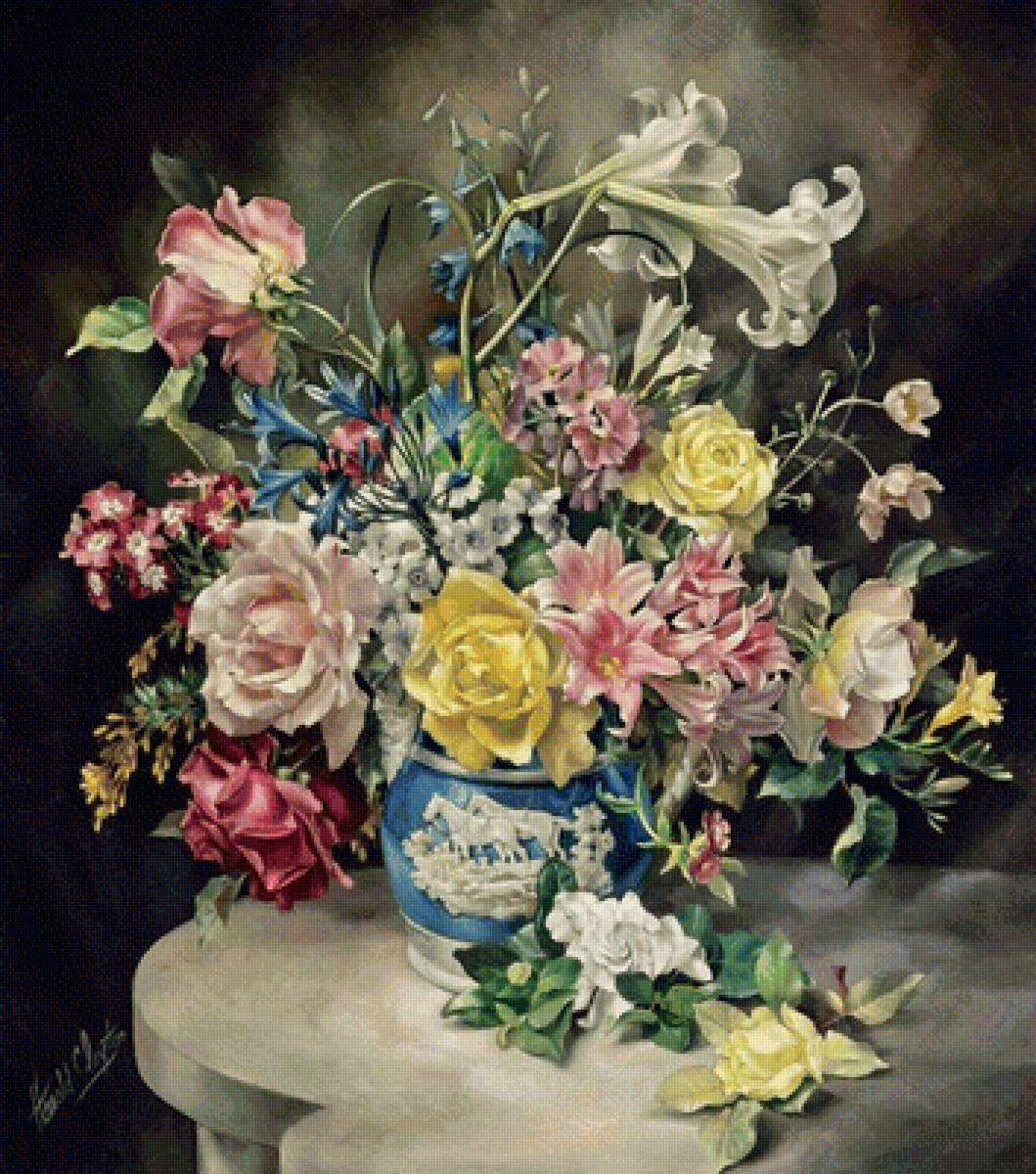 kvety vo váze - предпросмотр